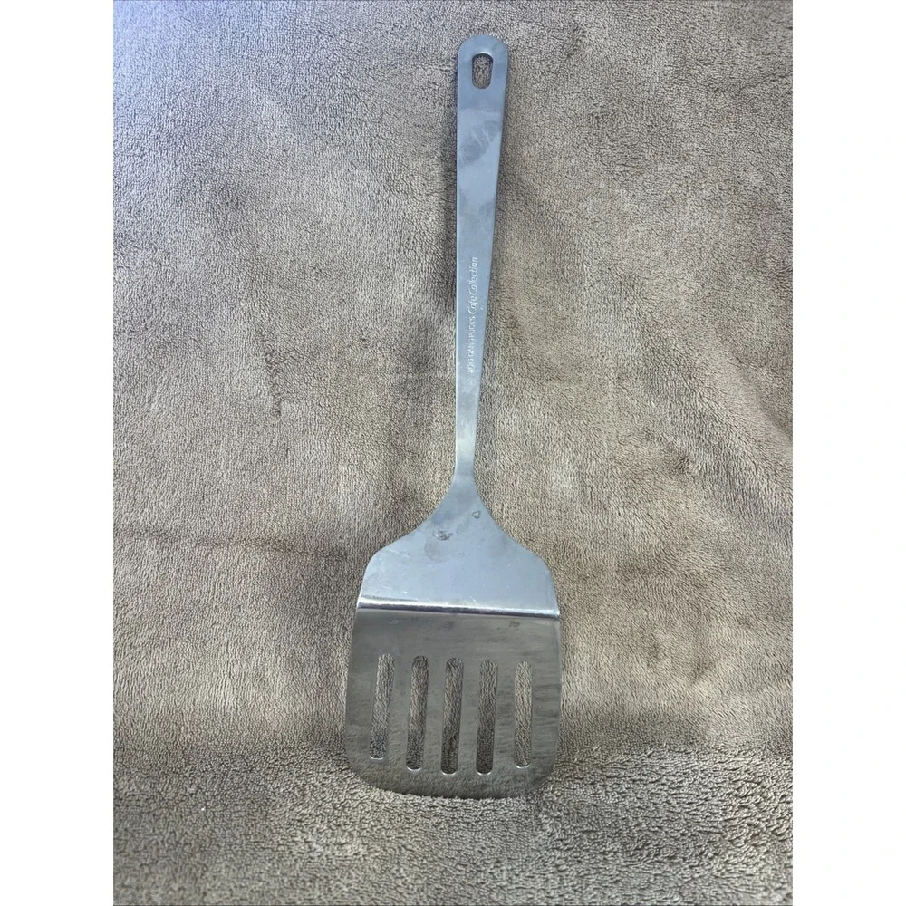 Wolfgang Puck‎ Cafe Collection Slotted Stainless Steel Spatula, 12.75, Gourmet